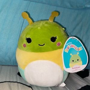 Squishmallow Rutabaga Caterpillar 5” Rare HTf